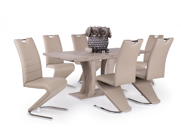San remo asztal + beige szék