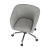Irodai szék, szürkésbarna anyag/fém, LENER
