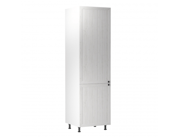 Szekrény a beépíthető hűtő számára D60ZL, balos, fehér/sosna Andersen, PROVANCE