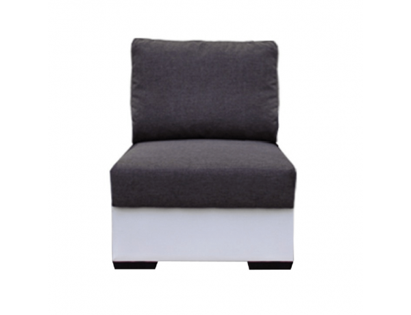 1-személyes kanapé, fehér/szürke, OREGON 1SED-06